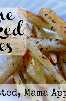 Home baked fries