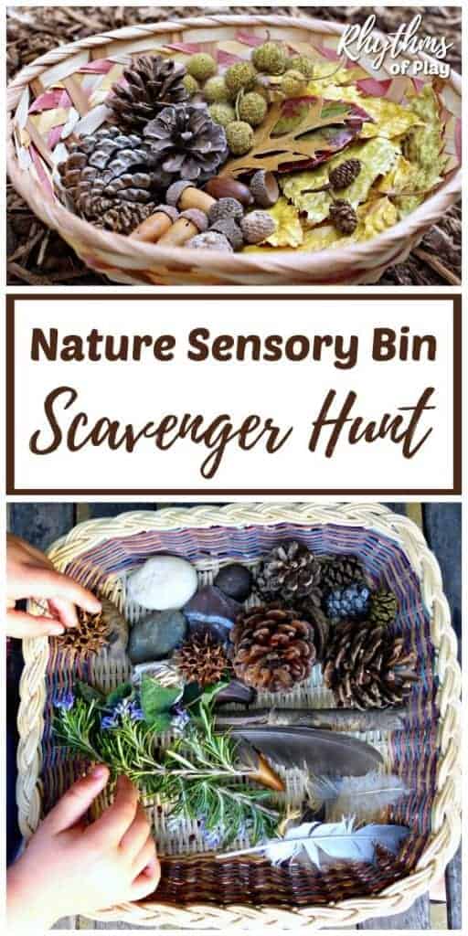 nature sensory bins