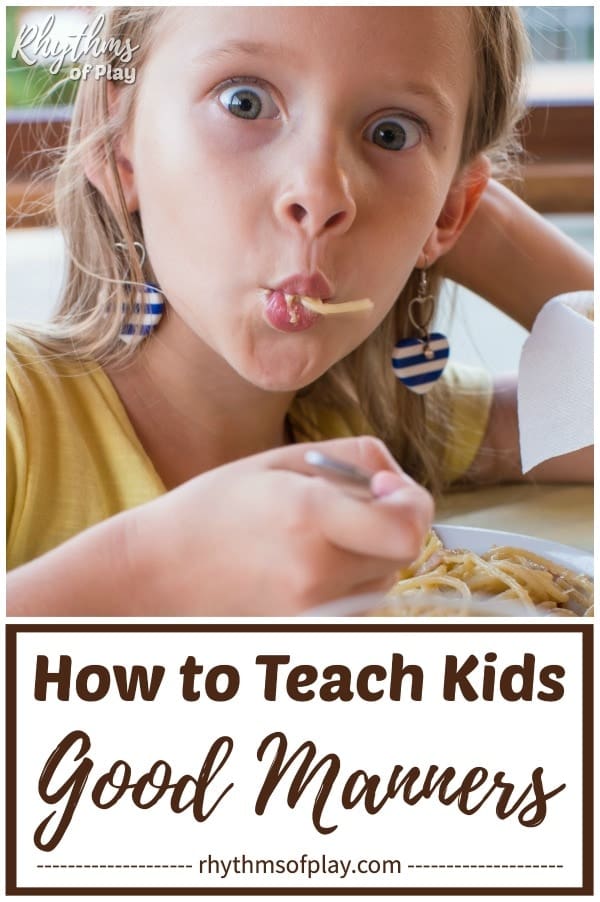 teach children to good manners