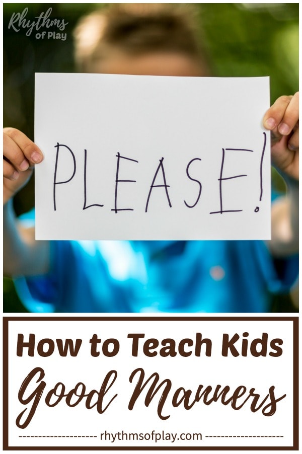 how to teach children good manners