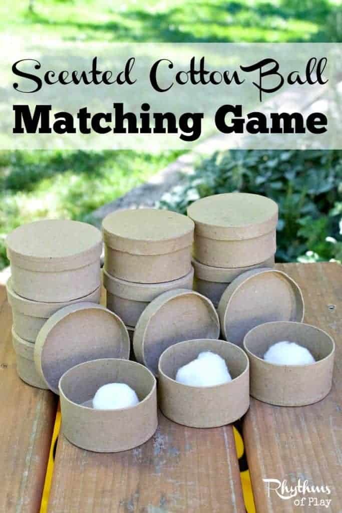 Scented Cotton Ball Matching Game