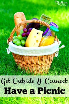 Get outside and connect: Have a picnic