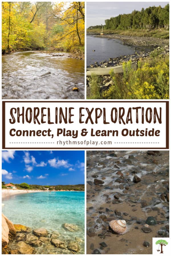 Explore a shore; beach shore, lakeshore, river shore, creek shore