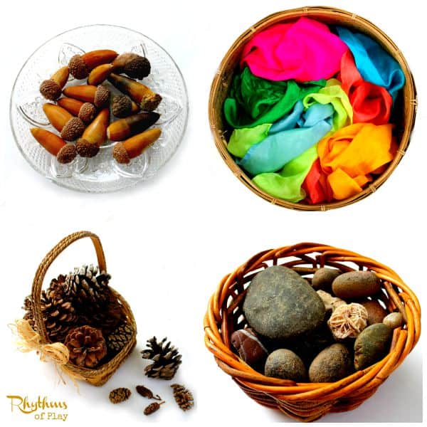 Natural Materials for Pretend Play