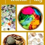 Natural materials for pretend play