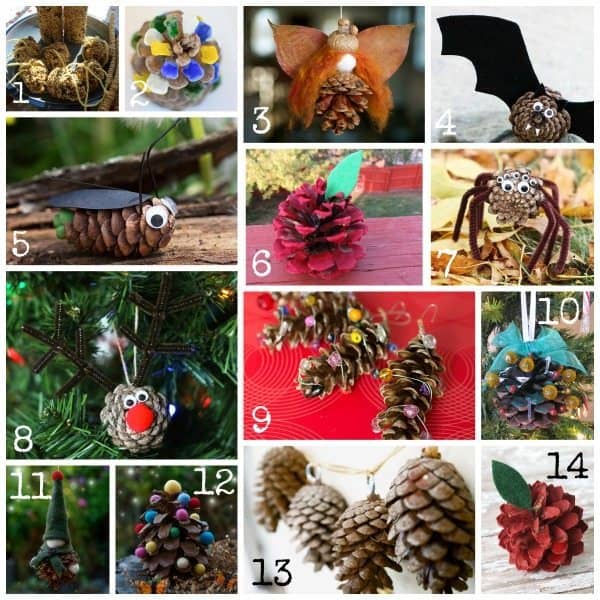 Pine cone crafts and activities 