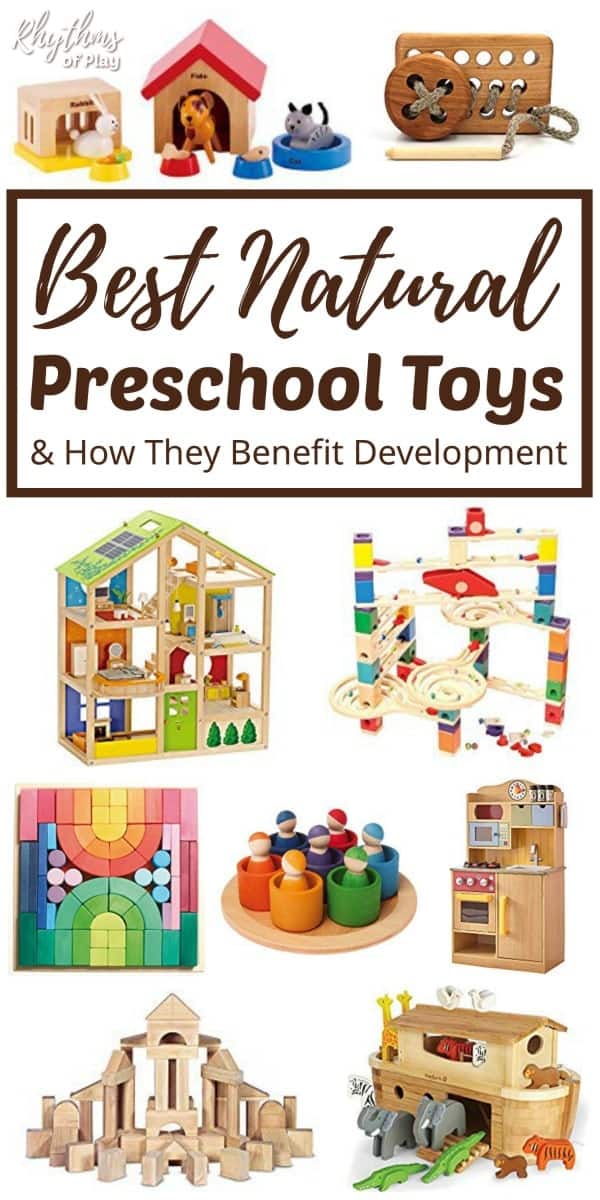 best preschool toys made with natural materials.
