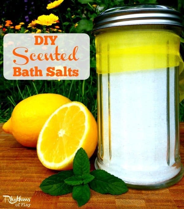 DIY Scented Bath Salts - gift idea children can make