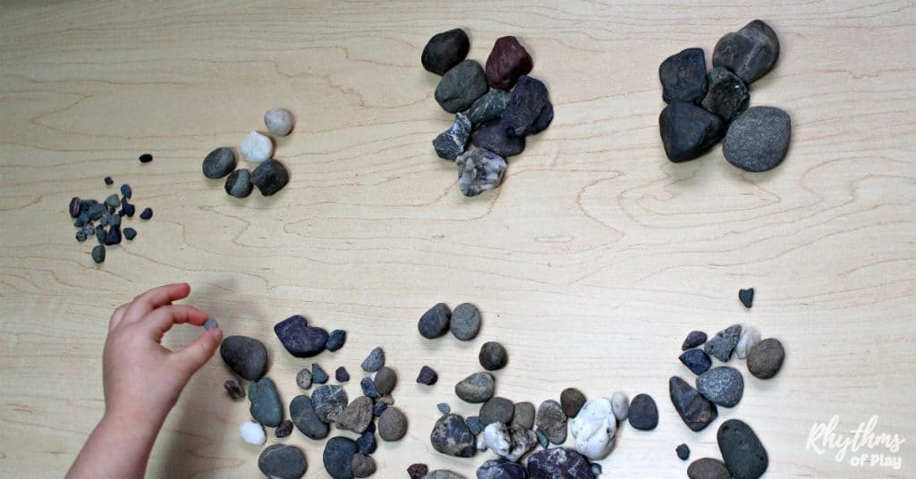 Sorting and classifying rocks is an easy STEM activity for kids. Learn about earth science with this simple geology lesson for kids.