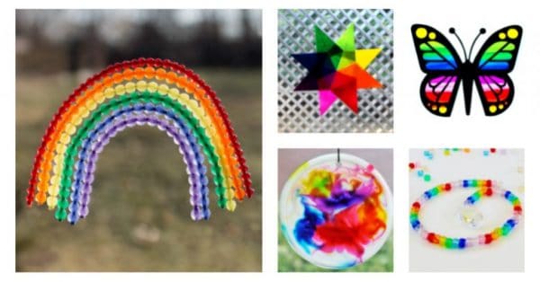 Top 10 rainbow suncatcher craft ideas