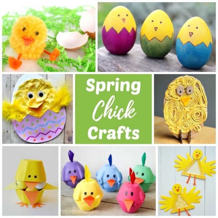 Spring Chick Easter Crafts