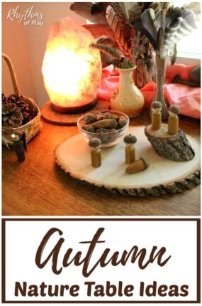 fall nature table ideas for children