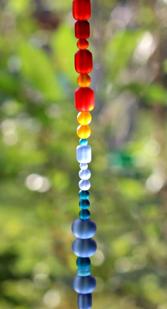 sea glass suncatcher diy tutorial