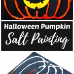 Jack o' lantern halloween art project for kids