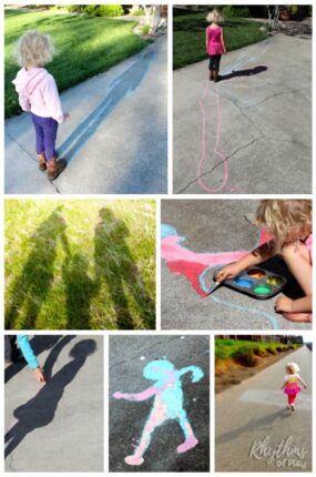 Fun and educational shadow activities are a hands-on way for kids to learn about the sun and the science of light. These interactive outdoor shadow activities for toddlers, preschoolers, kindergartners, and elementary aged kids are perfect for groundhog day and year round fun!