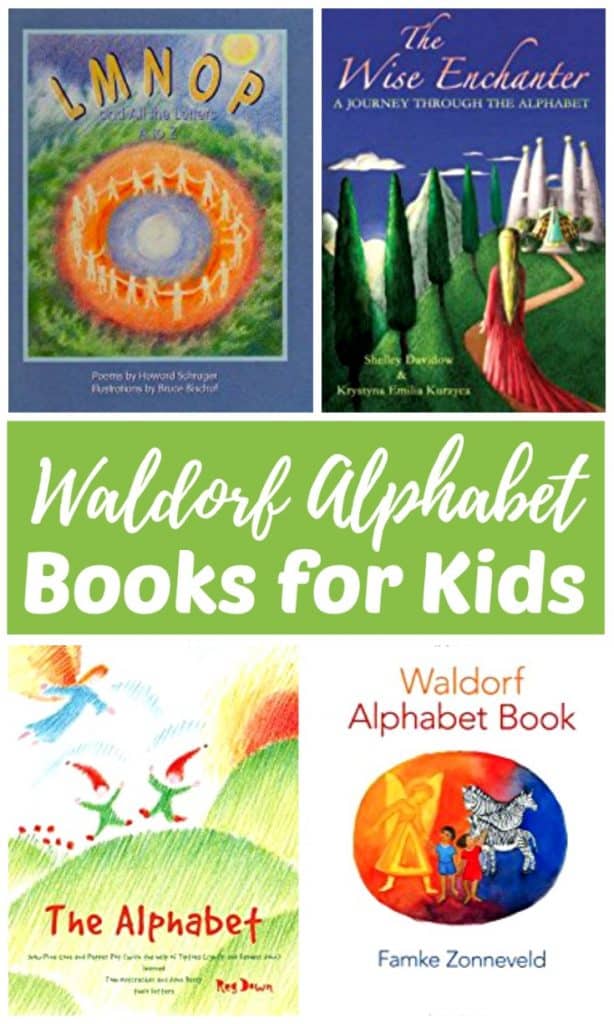Waldorf alphabet books are read to a young child to engage the imagination and bring the ABC's to life. The books listed are for preschoolers and up. The fairy tale like stories will help a child develop an intimate relationship with each letter of the alphabet. It is believed that reading these beautiful books and magical tales will help unlock the keys to the written word and prepare a child to read.
