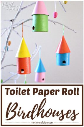 easy birdhouse craft for kids and adults