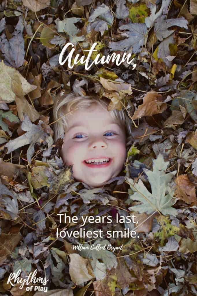 outdoor fall activities - "Autumn, the years last loveliest smile." 