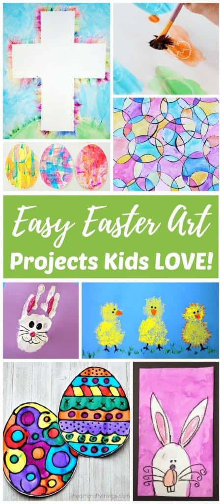 Easter Art Projects and Painting Ideas - Rhythms of Play