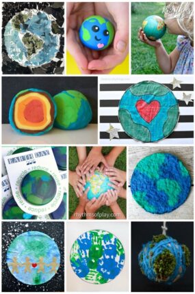 Earth day crafts and activities for kids.