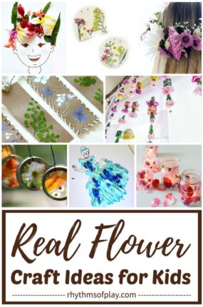 real flower craft ideas - gorgeous nature crafts