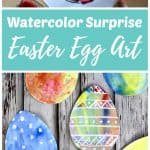 Watercolor Surprise Easter Egg Art examples