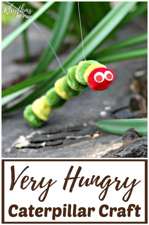 The very hungry caterpillar puppet craft and DIY toy for kids!