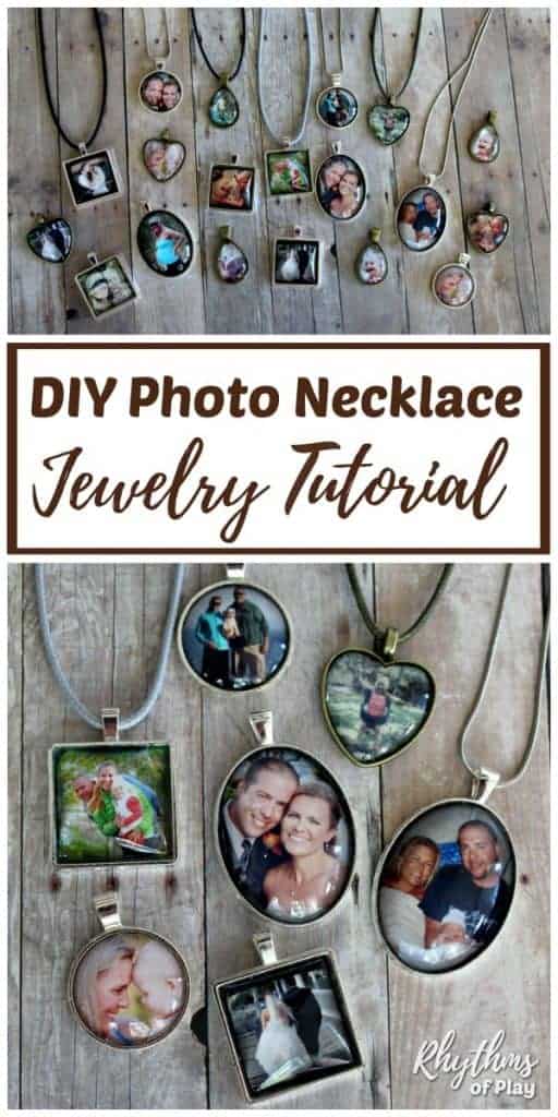 Picture Necklace DIY Photo Jewelry with Video Tutorial