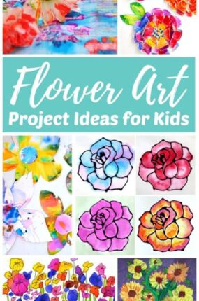 Flower Art Projects for Kids and Teens