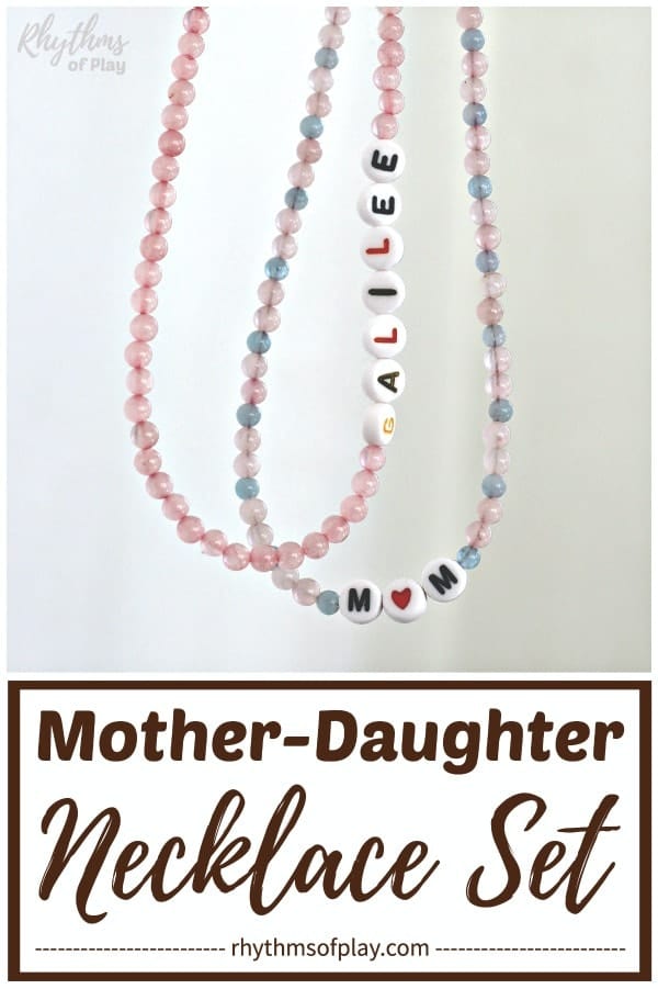 mother and daughter necklaces 