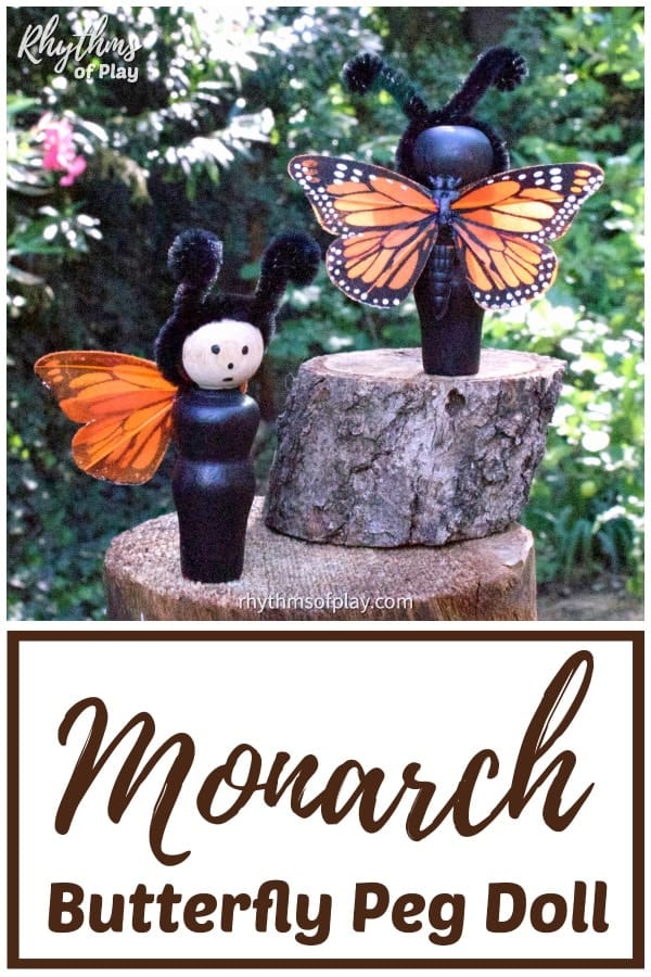 monarch butterfly craft and diy toy dolls for kids