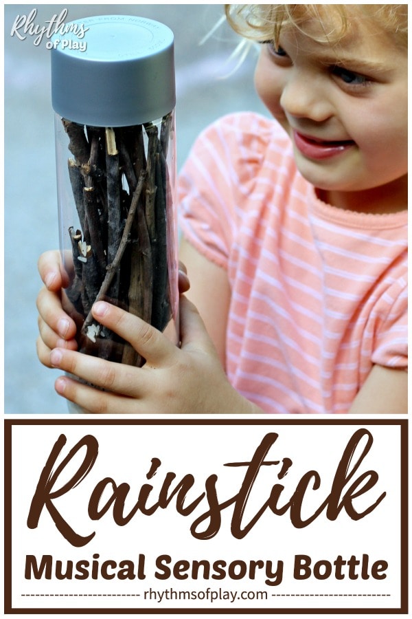 DIY Rainstick Musical Instrument (photo of C. Kartychok by Nell Regan K.)