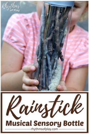 rainstick craft for kids that makes the gentle sound of rain