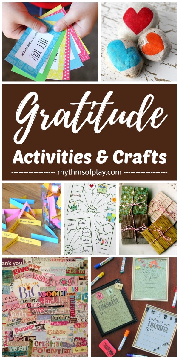 Gratitude activities, gratitude crafts and gratitude games for kids
