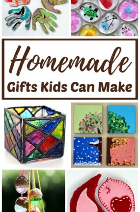 DIY gifts kids can make for Christmas, Mother's Day, Father's Day or a birthday!