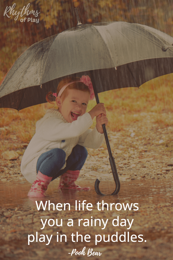 Rainy Day Activities: 20 Fun Things to do When it Rains | Rhythms of Play