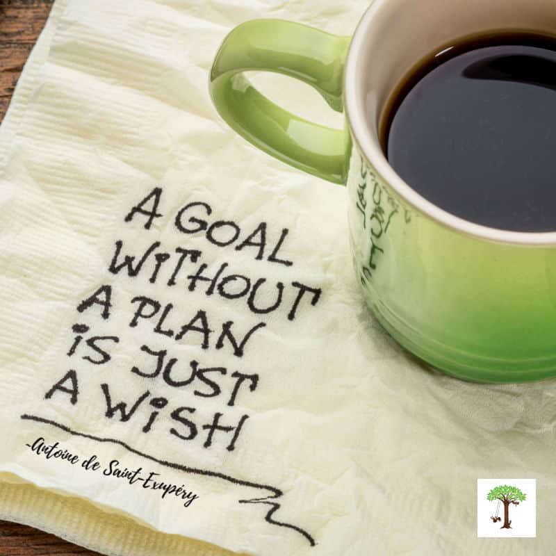 Achieve goals quote, "A goal without a plan is just a wish."
