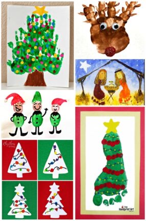 Christmas art projects for kids from toddlers to teens