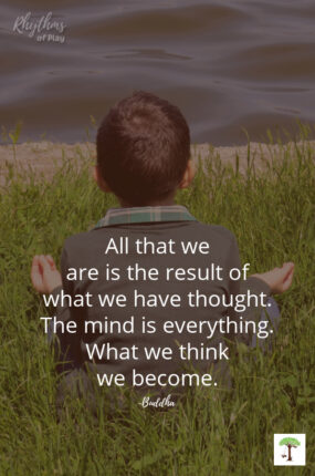 Positive affirmations for goals quote "All that we are is the result of what we have thought. The mind is everything. What we think we become." ~Buddha