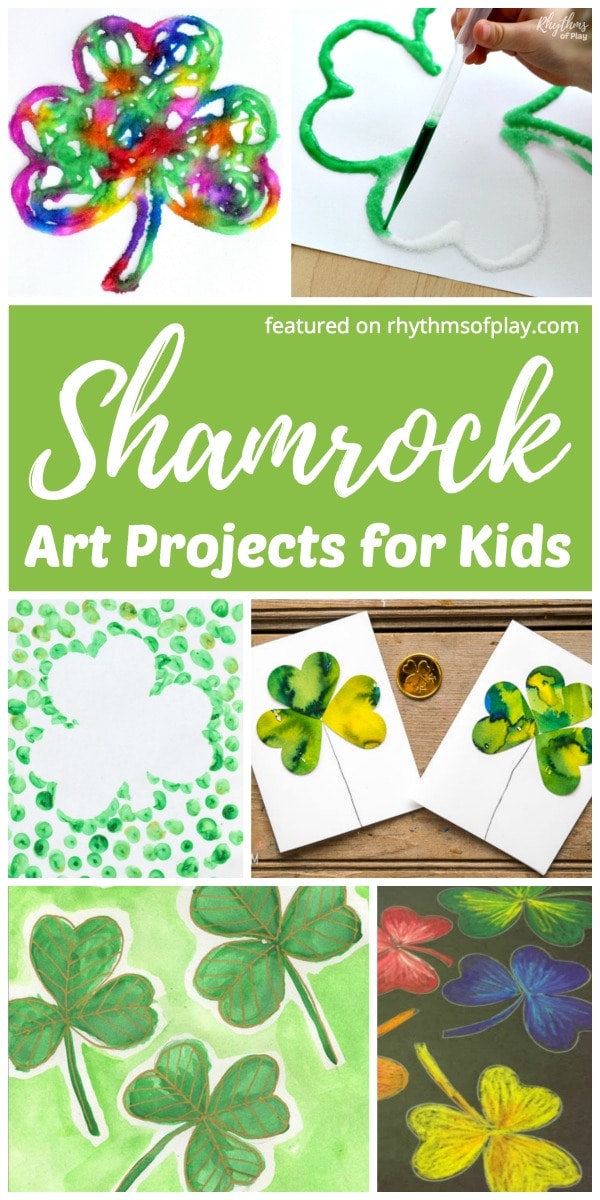 Shamrock crafts and art ideas for kids