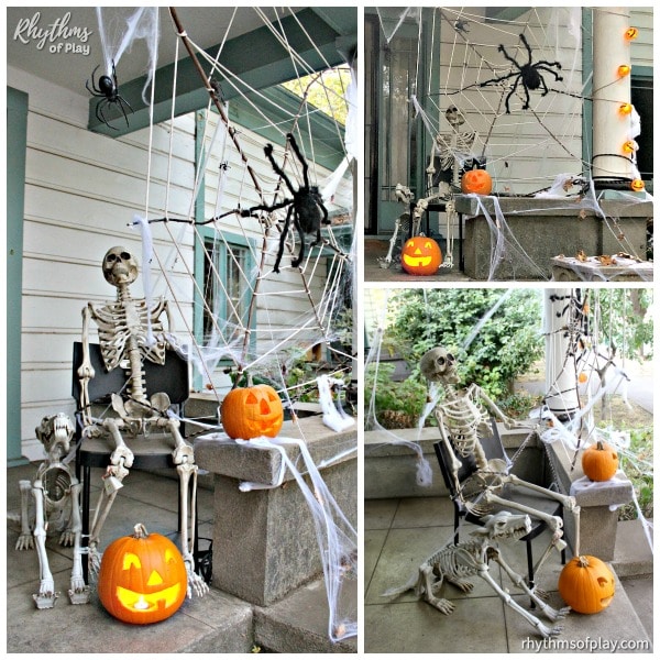 Halloween decoration outdoor - Halloween porch decor