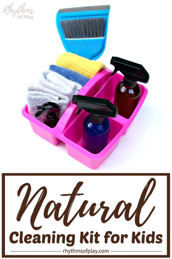 All natural cleaning kit supplies