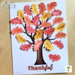 Thankful Tree Printable with Gratitude Leaves - Rhythms of Play