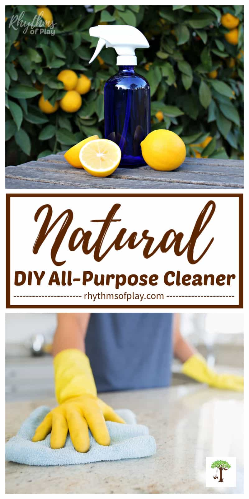 best homemade recipe for natural DIY all-purpose cleaner