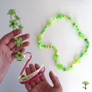 How to Make a Flower Crown with Faux Flowers | Rhythms of Play