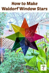 Window Star Paper Waldorf Window Stars Craft and Video Tutorial - Rhythms of Play