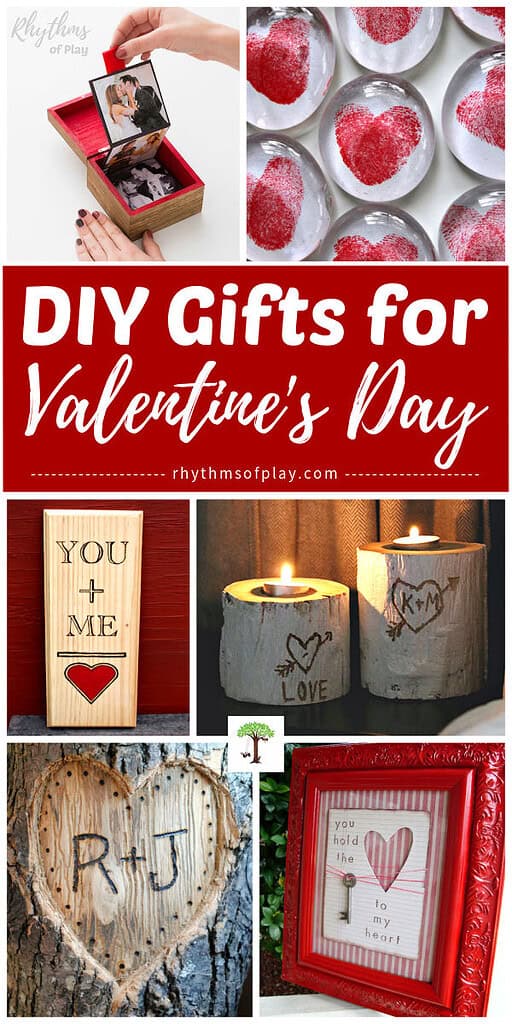 DIY gifts for Valentine's Day, a wedding anniversary, etc.
